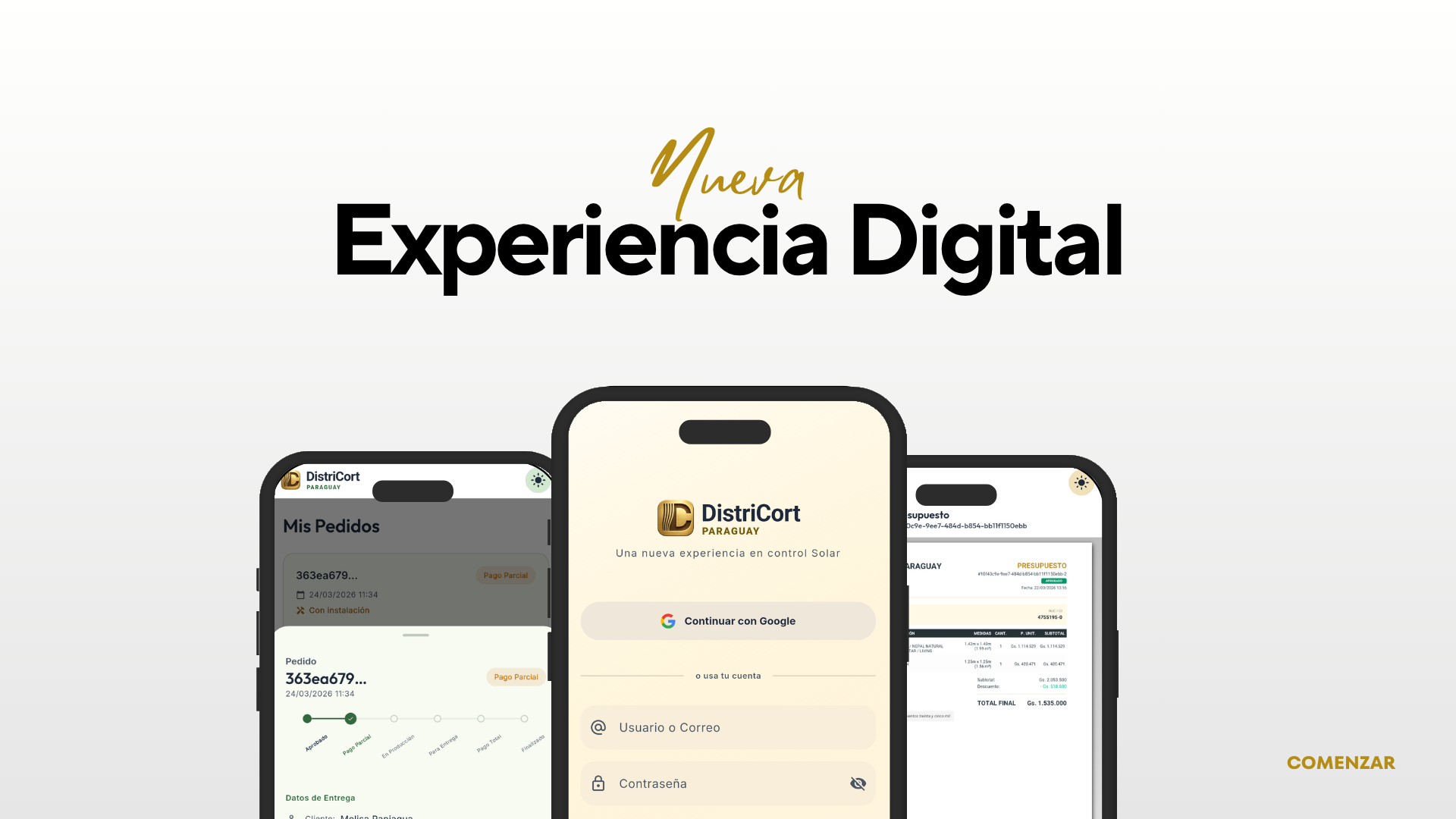 DistriCort App - Cotizá tus cortinas online en Paraguay