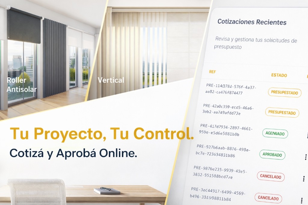 Cotizá y Aprobá Online - Tu Proyecto, Tu Control